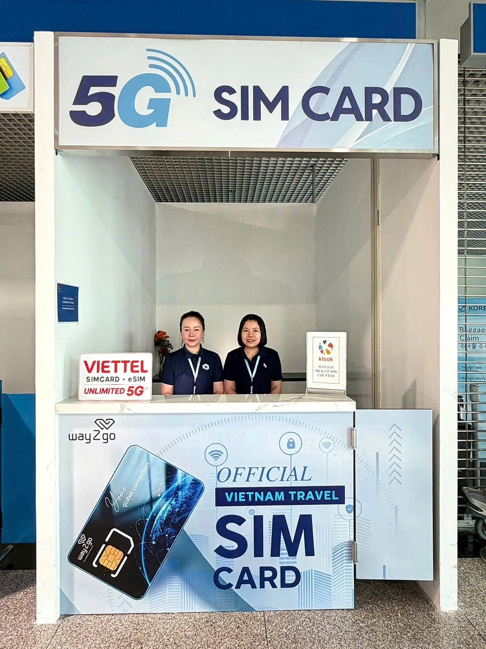 Vietnam 4G SIM Card (Pick-up at Tan Son Nhat Airport - Ho Chi Minh City)